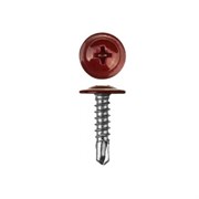 Прессшайба RAL 3005 4,2/16 сверло (50шт) винно-красный