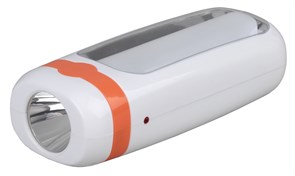 KA10S Фонарь ЭРА 2в1 10SMD+1W Акку 4V900mAh,  ЗУ 220V, карт