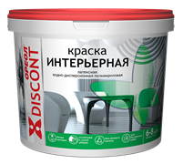 Краска ВД  ОРЕОЛ ДИСКОНТ  интерьерная полиакриловая (коллерованная бежевая) 13 кг