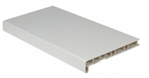 Подоконник ПВХ 300х3000 ламинированный белый (шагрень)