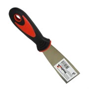 Шпатель  40мм нерж. сталь с2-х компонентной красно-черной рукояткой HEADMEN