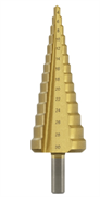 Сверло по металлу  Р6М5 TIN d 4-30мм ступенчатое (10/100)ТРИГГЕР БИБЕР 74344