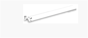 Профиль окантовочный для SPC-плиток стеновых  Идеал Керама  1.18м, 012 Бежевый (30шт/уп)