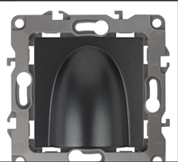 12-6003-12 ЭРА Вывод кабеля, Эра12, графит (10/100/1000)