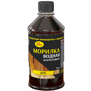 Морилка водная дуб 0,5 л (12шт.)