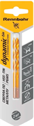 Сверло по металлу, ЦХ,  6,0 x93 мм, HSS-TIN, Р6М5, RENNBOHR DYNAMIC-TIN CARD (1шт/уп)