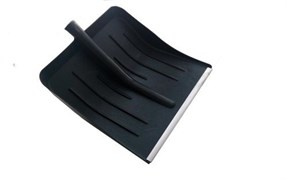 Снеговая лопата ФИНСКАЯ пластмассовая с оц.планкой 410х400мм,ф32