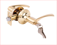 Защелка ZS-01 (891) SN ET никель с ключом нажимная  MOSBJ