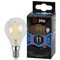 Лампа светодиодная  ЭРА F-LED P45-11w-827-E27 ЭРА (филамент, груша, 11Вт, нейтр, Е27) - фото 31767