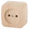 3-201-11 Intro Розетка 2P, 16А-250В, IP20, ОУ, Polo, сосна - фото 33956