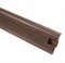 Плинтус 55мм  Комфорт  Орех с мягким краем 291 (40шт/уп) 2,2м - фото 36700