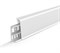 Плинтус напольный с кабель-каналами 70мм  Деконика  Белый 001 (20шт/уп) - фото 37284