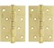 Петля дверная универсальная НОРА-М 4 -4ВВ STD-ECO PB (100*70*2,5)  золото(2шт/уп) - фото 37730