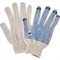 Перчатки х/б БЕЗ ПВХ, 6 нит.10 класс (белые) - фото 47419