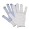 Перчатки х/б БЕЗ ПВХ, 6 нит.10 класс (белые) - фото 47420